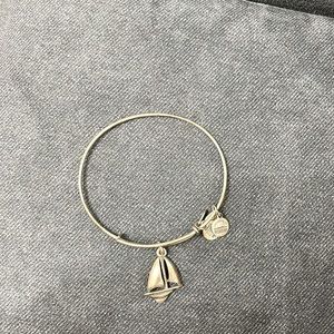 Alex and ani sail boat necklace.